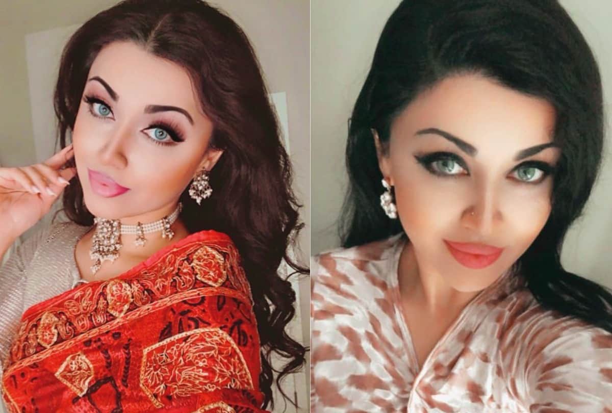 Aishwarya Rai Bachchan Duplicate Pakistani Lookaloke Aamna Imran Social Media Viral Photos