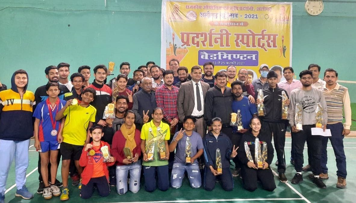 Nitya Sadani won the singles badminton competition