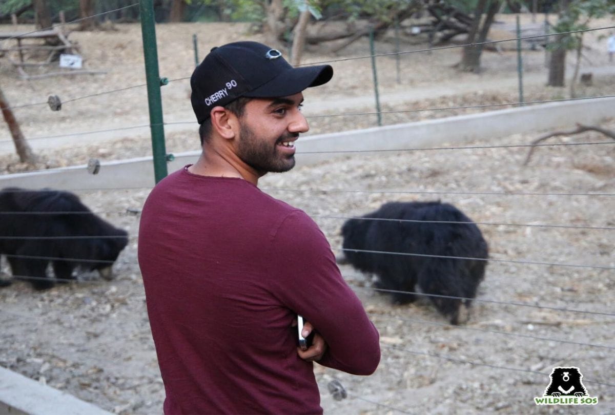 Indian Cricketer Deepak Chahar Visits Bear Rescue Centre Agra