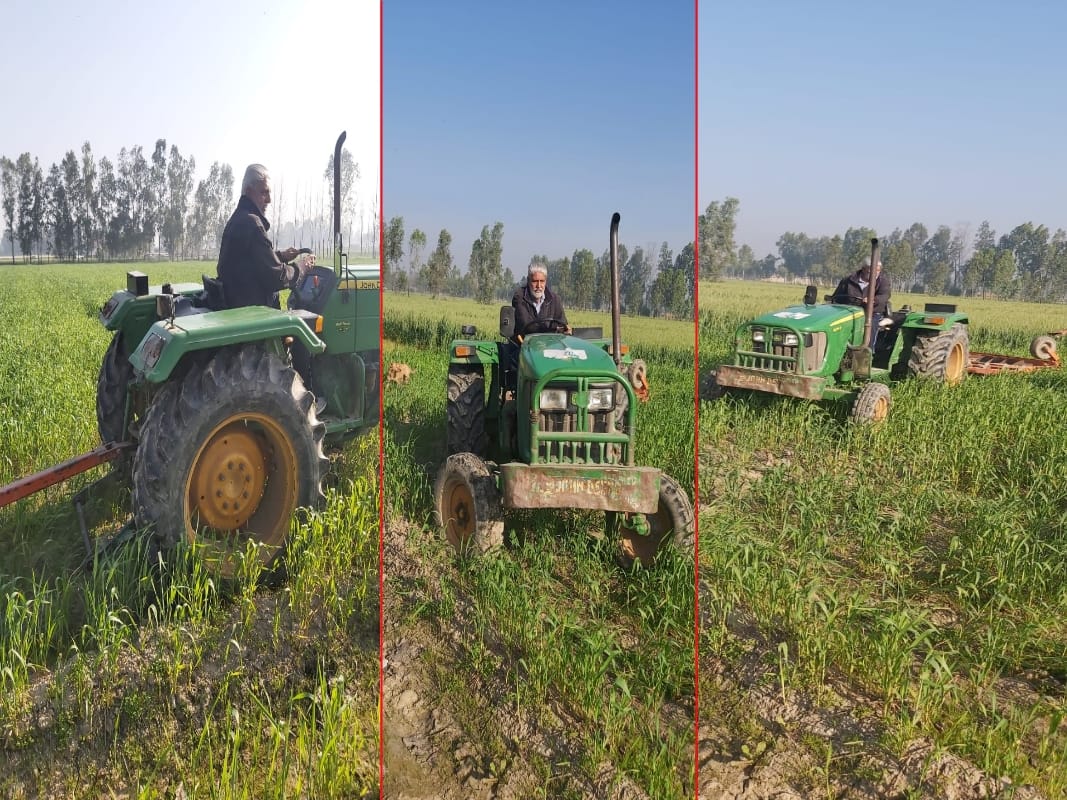 uttarakhand news : farmer destroying crops in support of farmers who sit on protest in delhi photos
