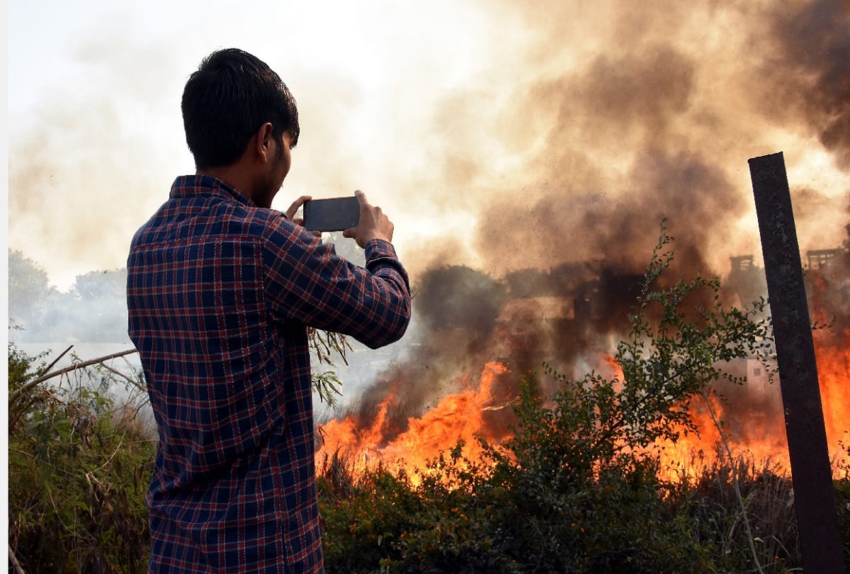 fire broke out in 4 places of jammu city, loss of thousands of rupees