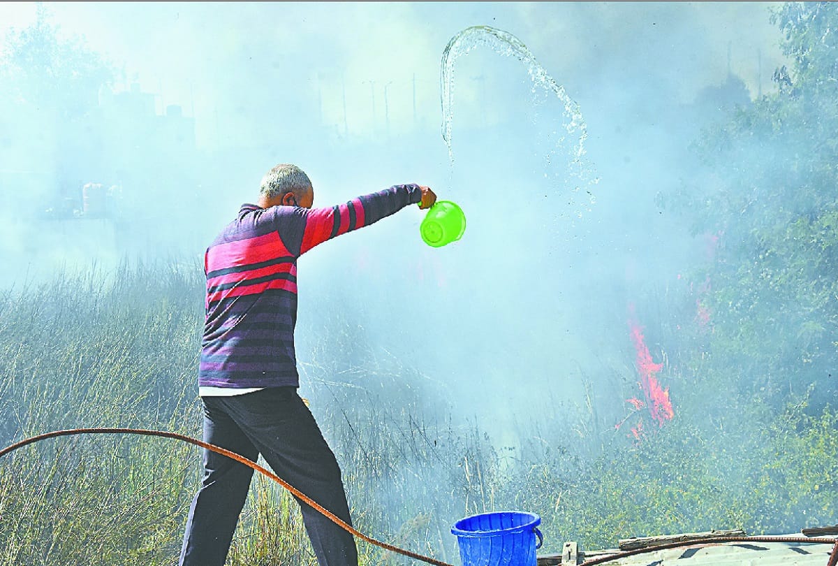 fire broke out in 4 places of jammu city, loss of thousands of rupees