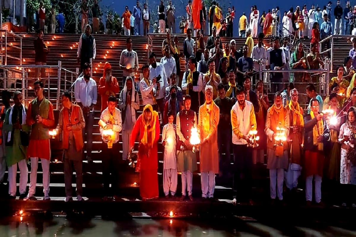 UP: Gange Ch Yamuna Nature Conservation Yatra arrival in Bijnor from Shuktirtha