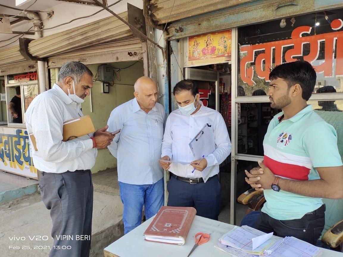 Chief Minister Udandaste confiscated drugs from two shops