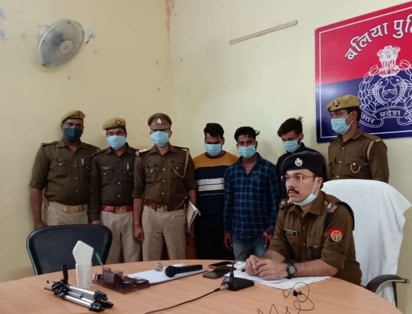 Police arrested three accused of robbery
