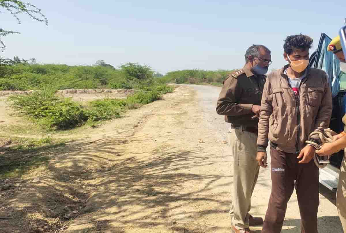Unnao case: Police and SWAT team reached the scene of the incident taking the killers of aunt and sister on custodial remand