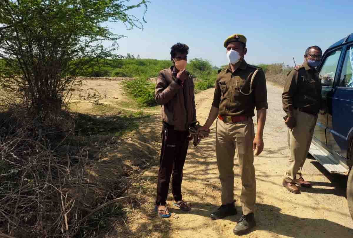 Unnao case: Police and SWAT team reached the scene of the incident taking the killers of aunt and sister on custodial remand