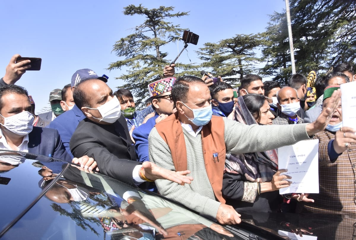 hp vidhan sabha budget session: cm jairam thakur hits out at opposition