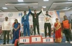 तमिलनाडु में आयोजित प्रतियोगिता में स्वर्ण पदक के साथ विजेता दिलशाद।