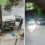 उद्योगपति मुंकेश अंबानी के घर के बाहर खड़ीं संदिग्ध कारें।