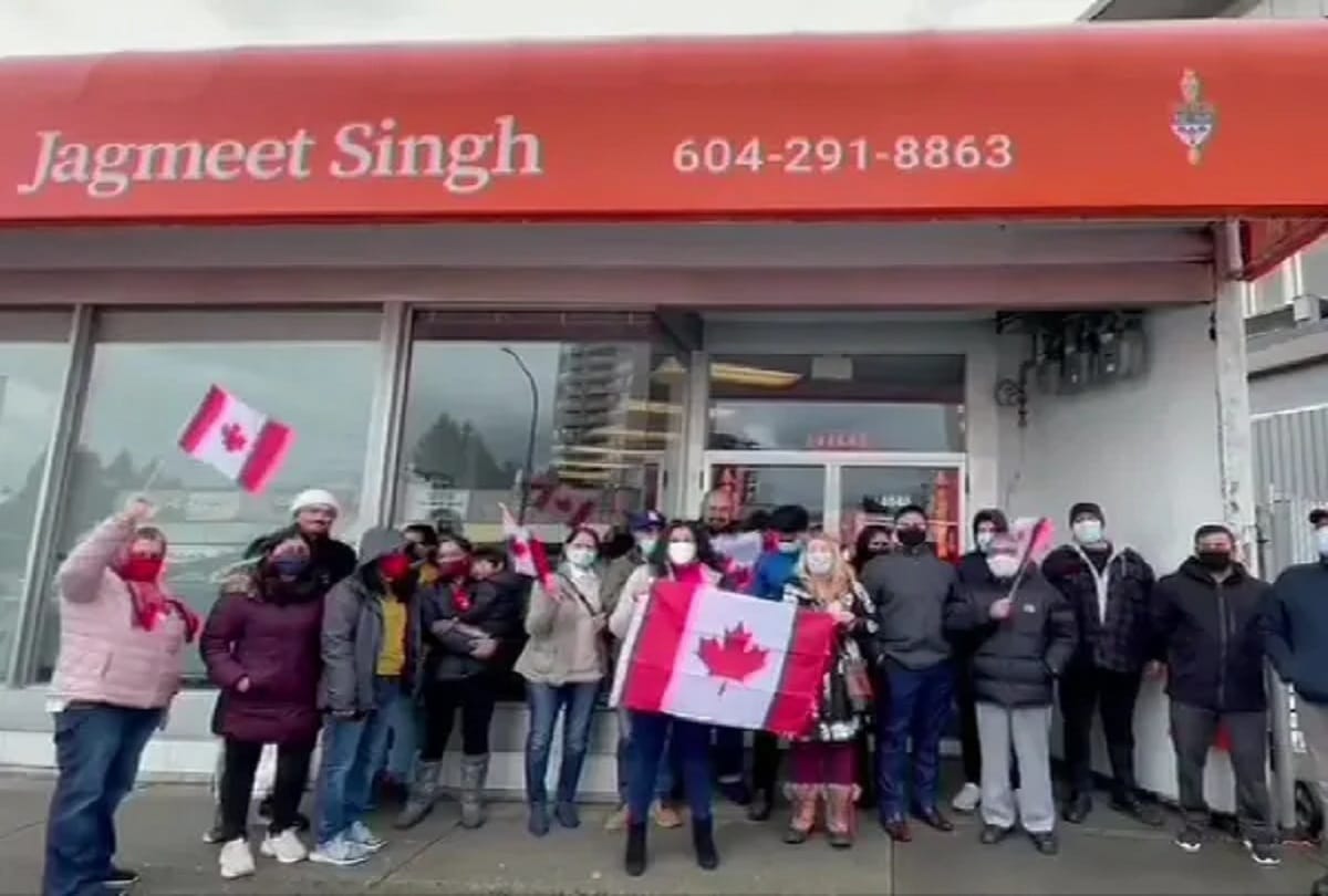 Hindus protest against Khalistan supporters in Canada