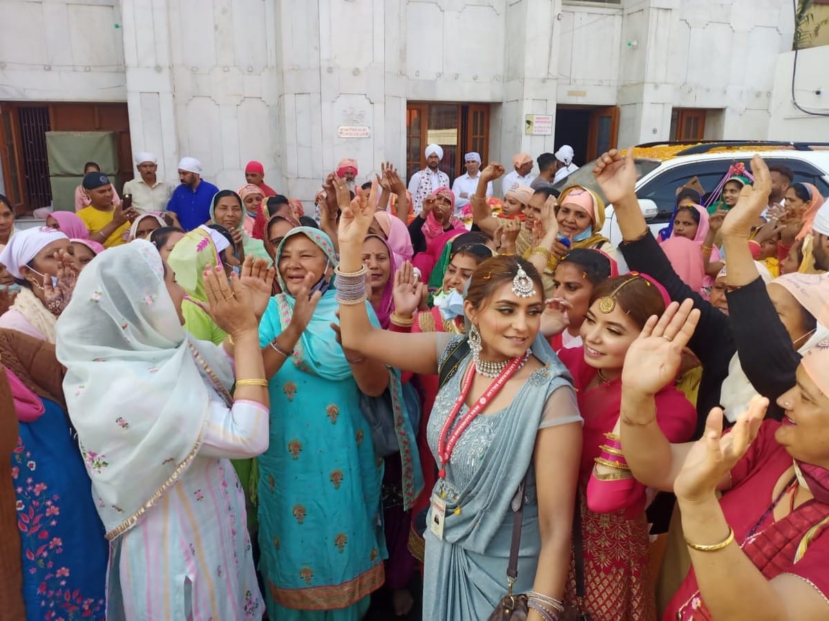 Sant ravidas jayanti: celebration Shir Goverdhanpur raidas in varanasi