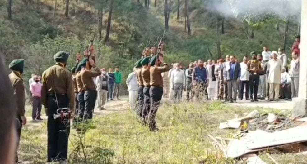 sudden death of army man.
