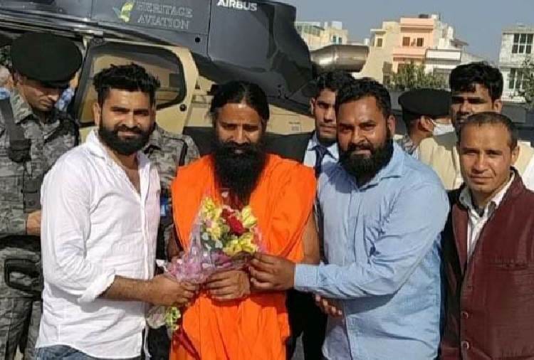 Yoga Guru Baba Ramdev Reached Panipat Of Haryana