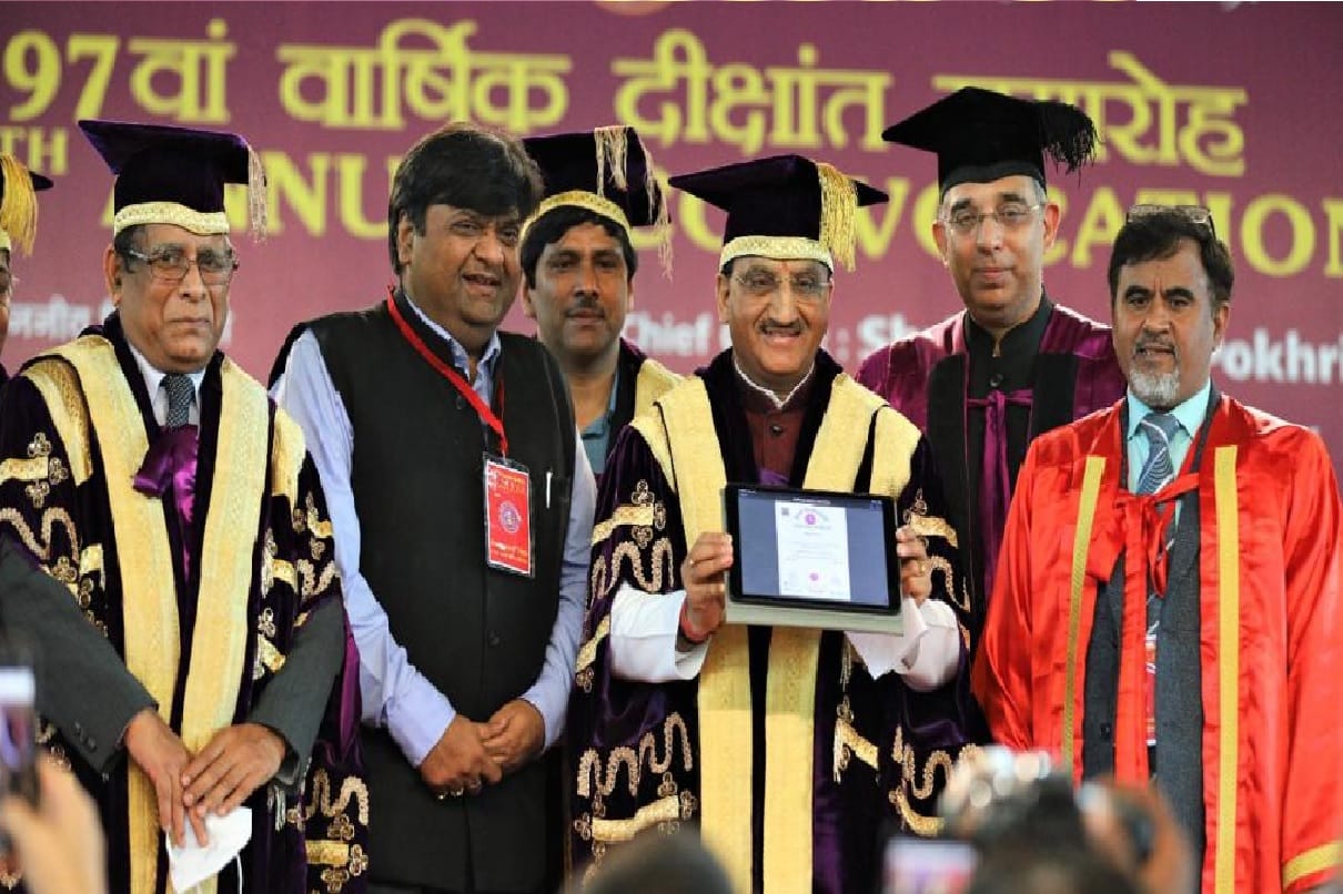97th annual convocation Delhi University Digital Degrees online mode 178719 degrees awarded online