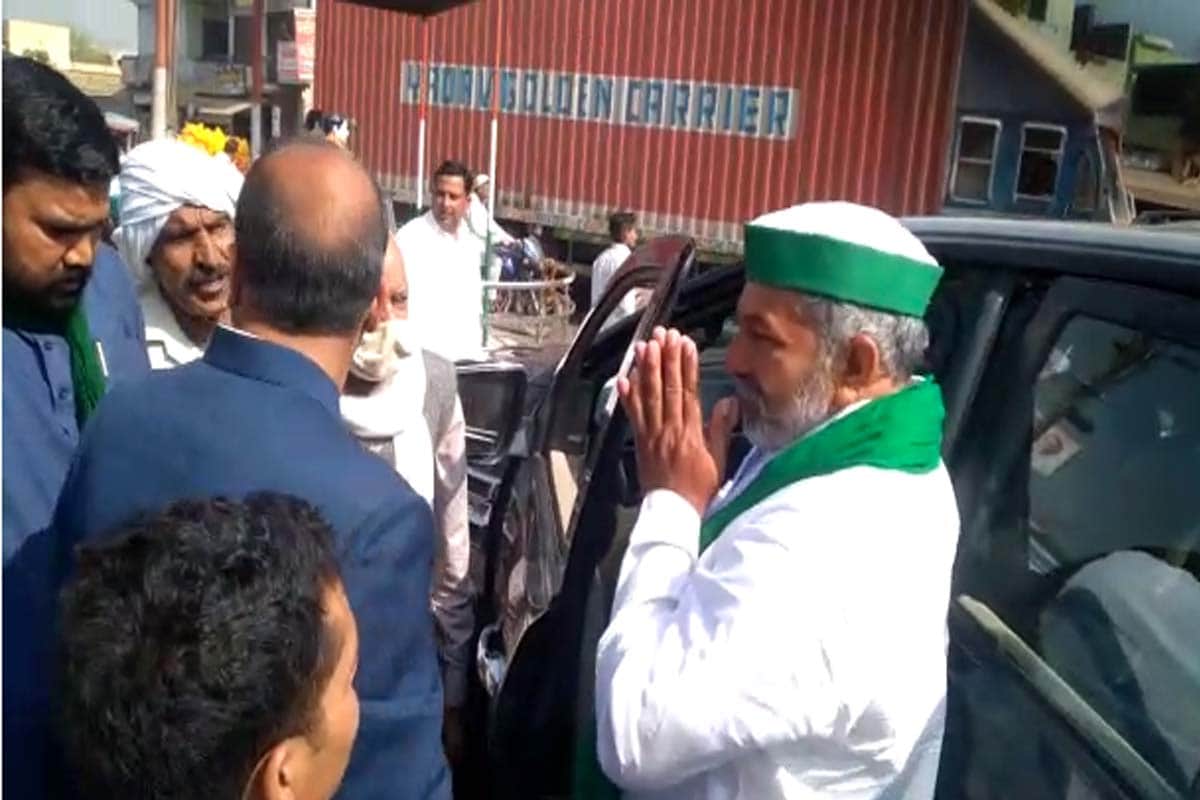 Deshkhap and Ralod put the power in Kisan Mahapanchayat in Bamnauli of Baghpat, tigt security arrangements