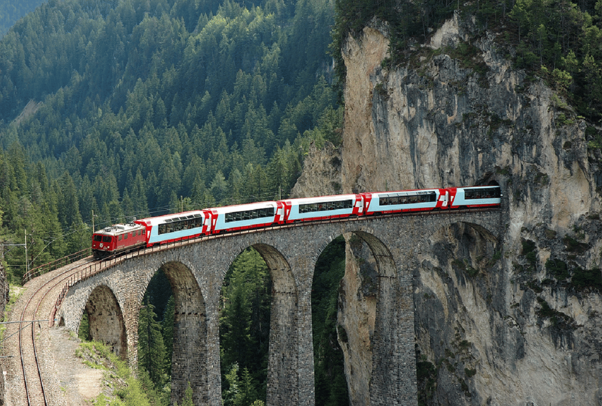 most slowest train in the world glacier express switzerland