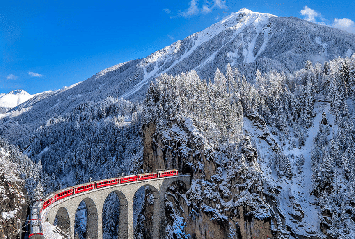 most slowest train in the world glacier express switzerland