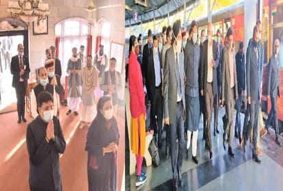 Railway Minister Piyush Goyal arrived in Shimla himachal