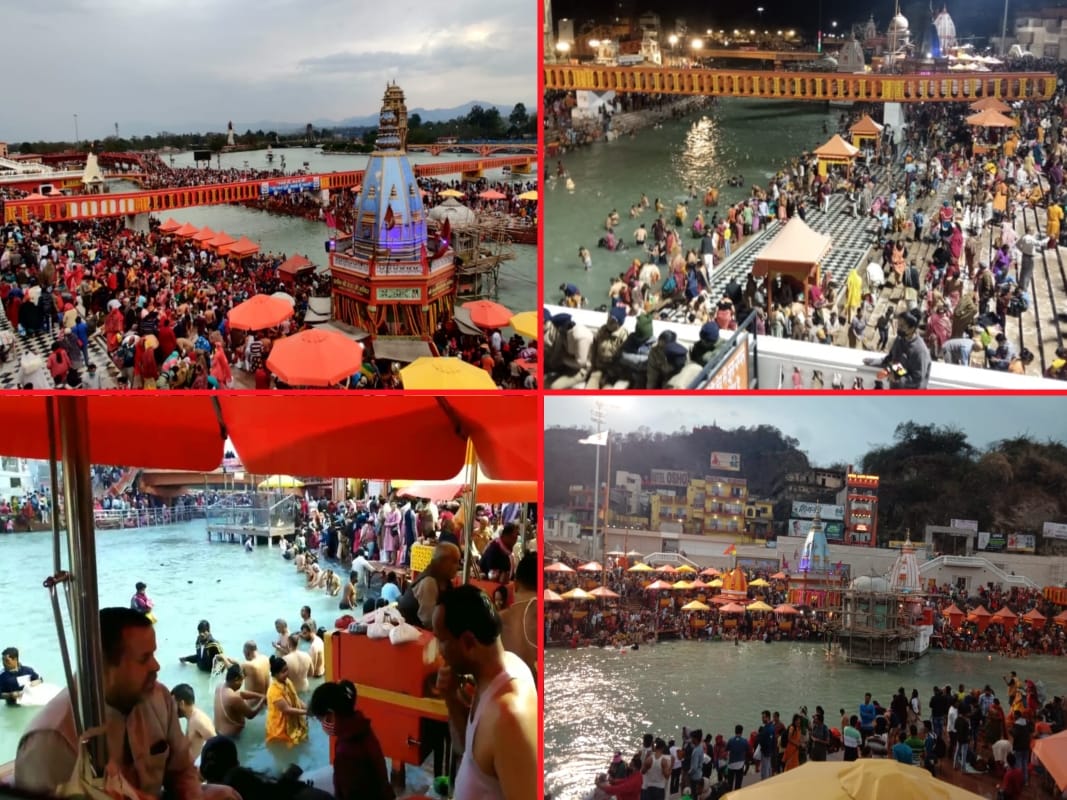 Magh Purnima Snan 2021 in Haridwar Kumbh Mela: Magh Purnima Ganga Snan Today photos