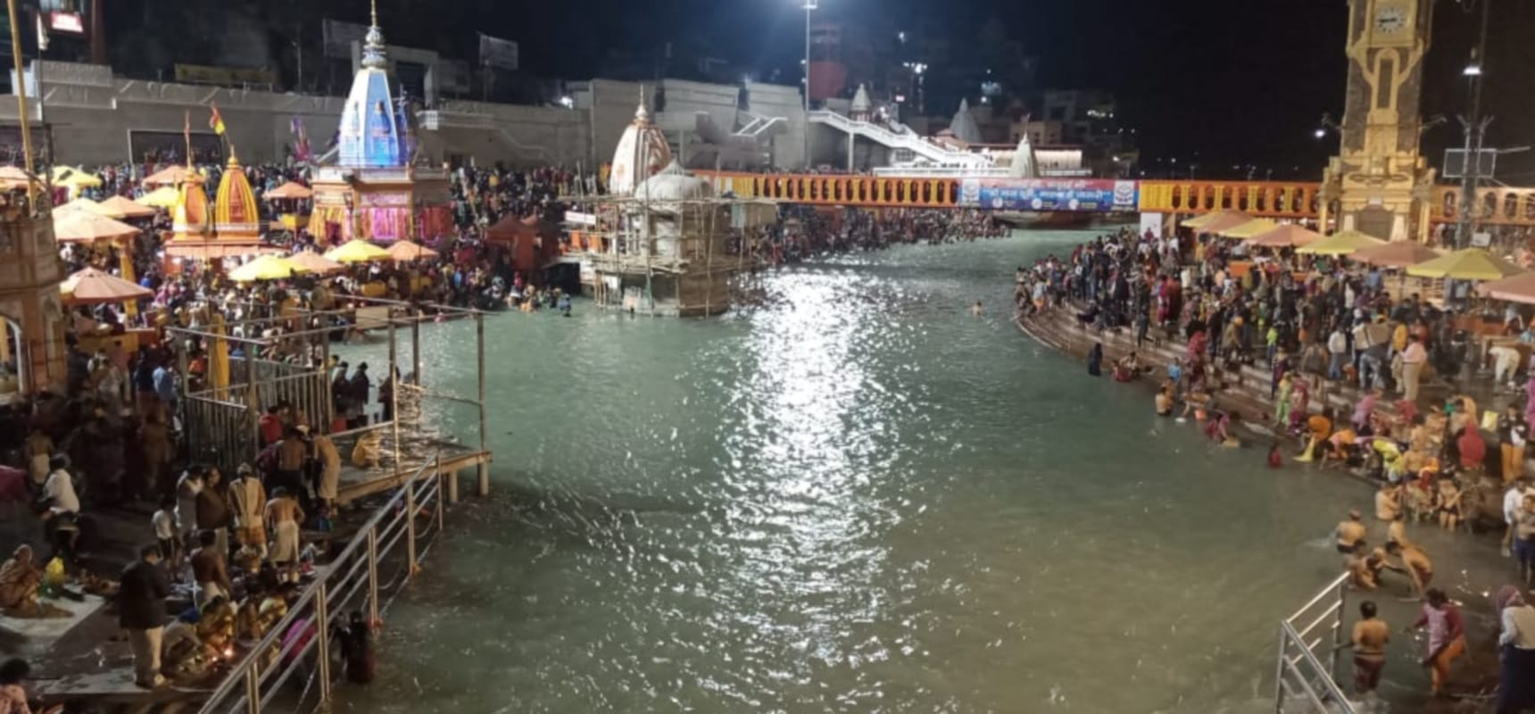 Magh Purnima Snan 2021 in Haridwar Kumbh Mela: Magh Purnima Ganga Snan Today photos