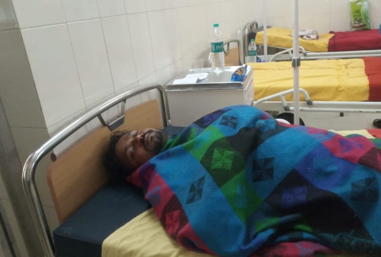 A youth got stuck in sewage pipeline at Hisar of Haryana 