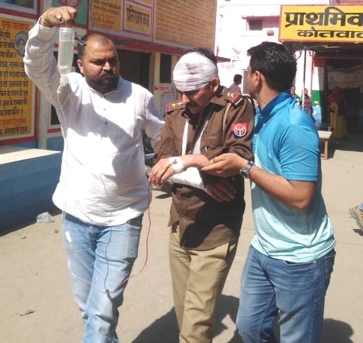 Police attack, inspector and soldier injured