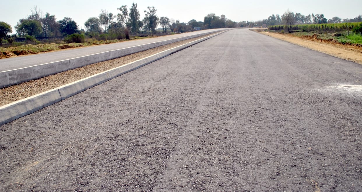 Highway and bypass construction works caught pace