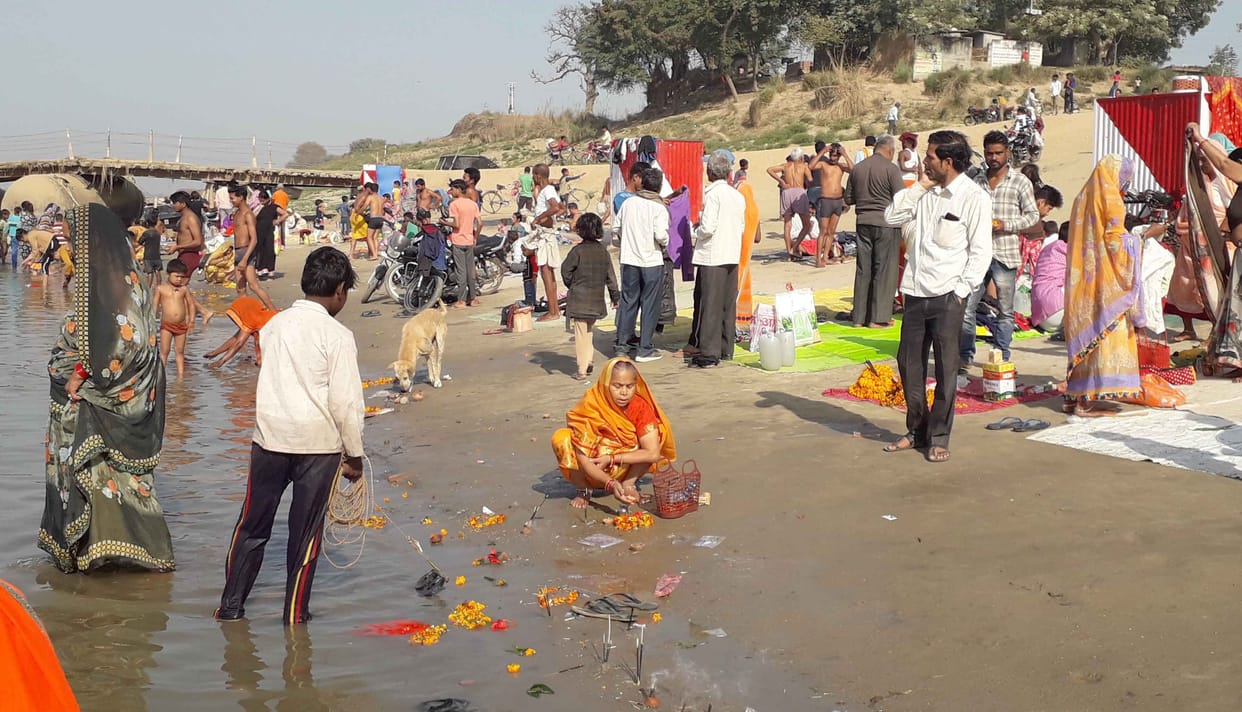 A dip of faith in the Ganges on Maghi Purnima