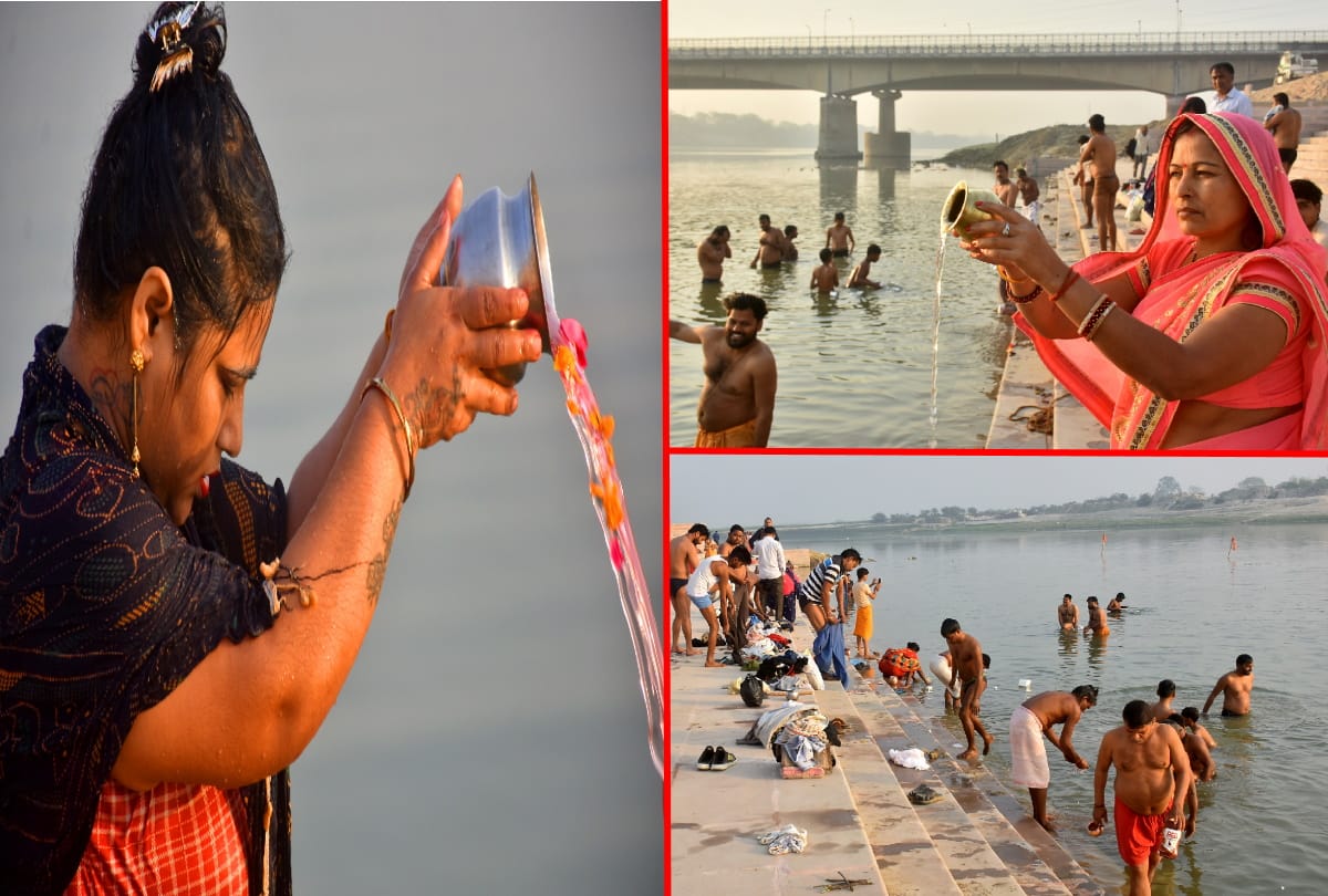 Devotees dip in faith at Magha Purnima at Gorakhpur
