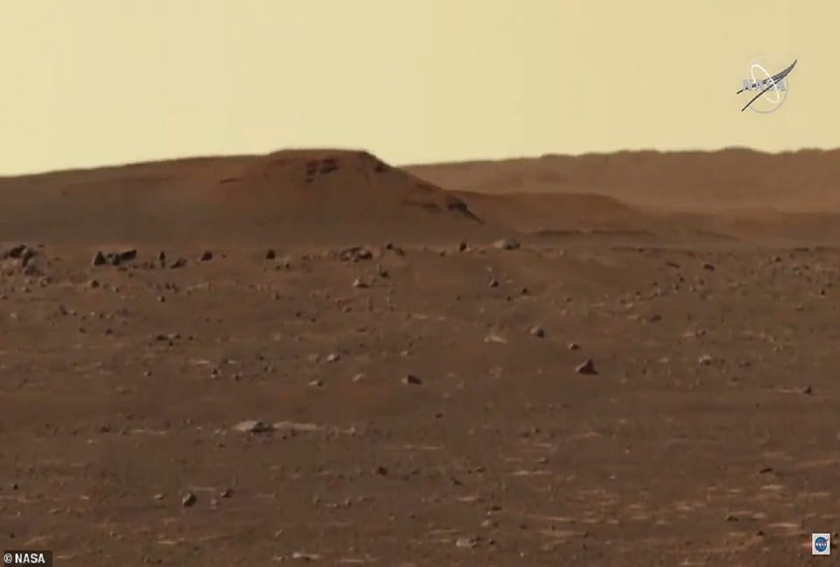 mars perseverance rover land on mars and nasa share a 360 degree panorama image here you see