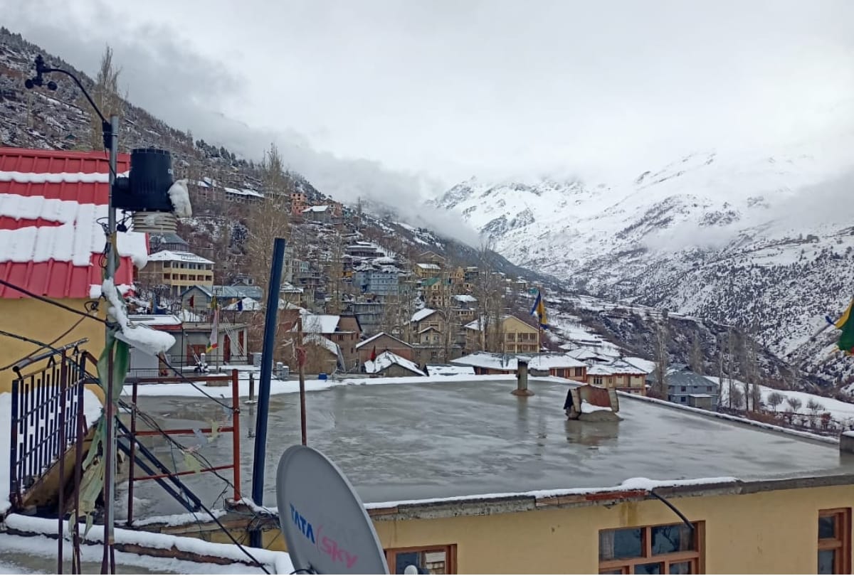 weather update himachal: fresh snowfall in lahaul spiti and rohtang in himachal padesh