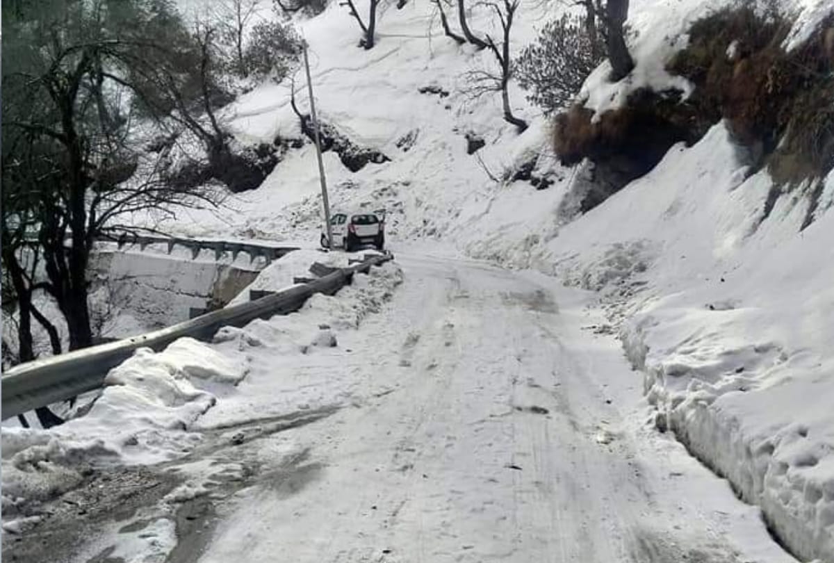 weather update himachal: fresh snowfall in lahaul spiti and rohtang in himachal padesh