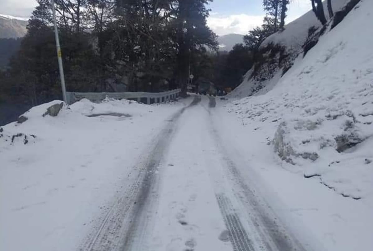 weather update himachal: fresh snowfall in lahaul spiti and rohtang in himachal padesh