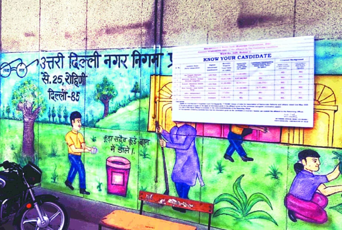 Delhi news: pollinng today for mcd by elections 