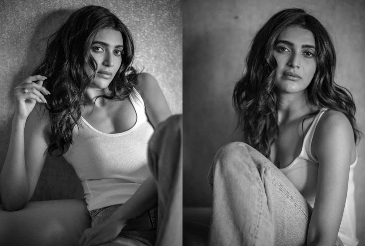 karishma tanna black and white photoshoot bold look viral