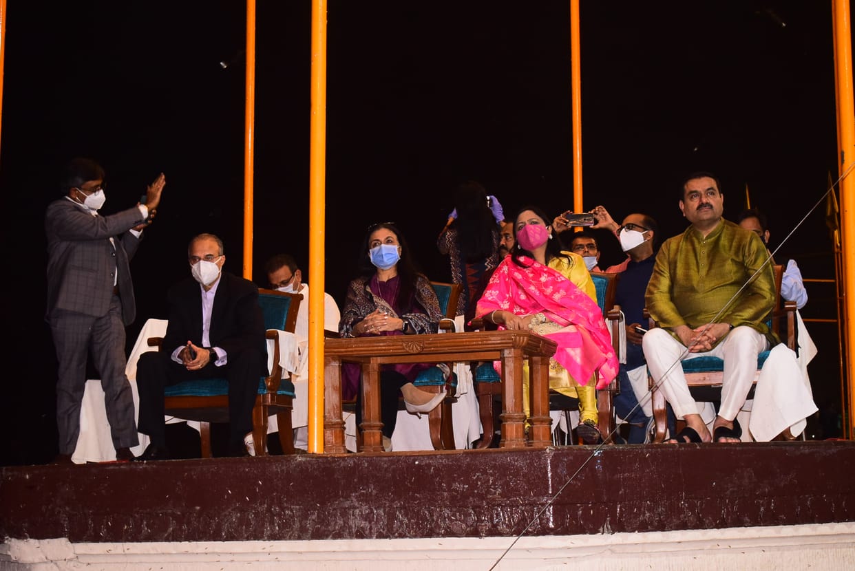 Industrialist Gautam Adani reached Kashi with family and group officials