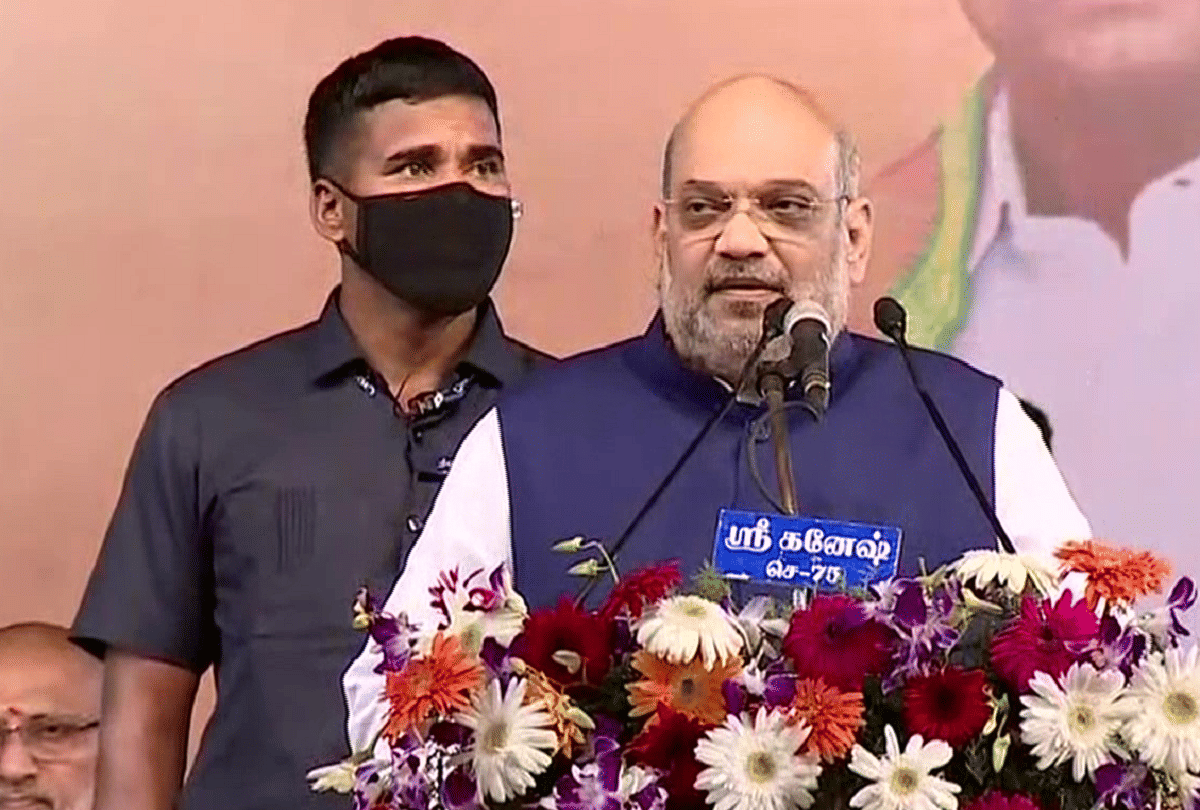 Tamilnadu Assembly Election 2021, Home Minister Amit Shah in Viluppuram attacks on congress and DMK
