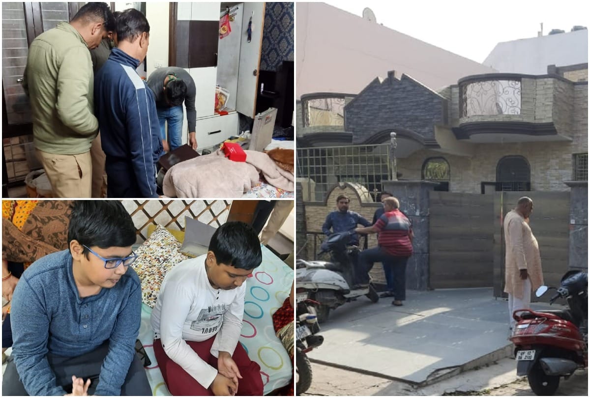 Robbery in Ghazibad husband and children forced to lie down then wife was beaten up
