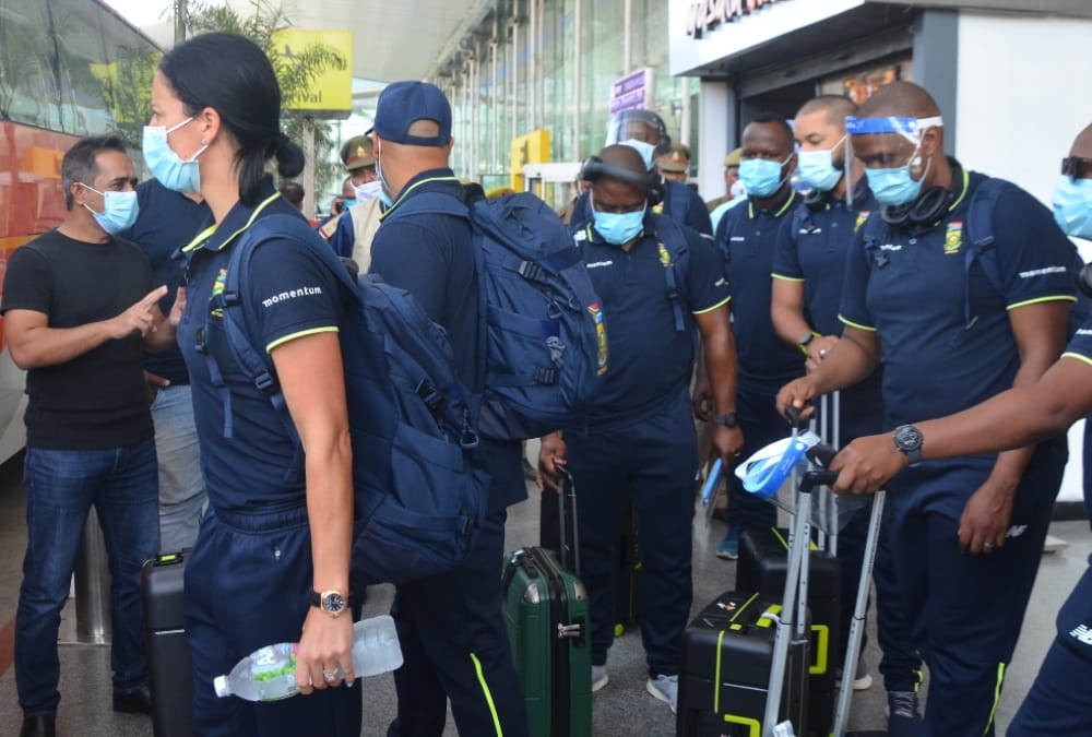 South Africa Women cricket team arrives Lucknow.