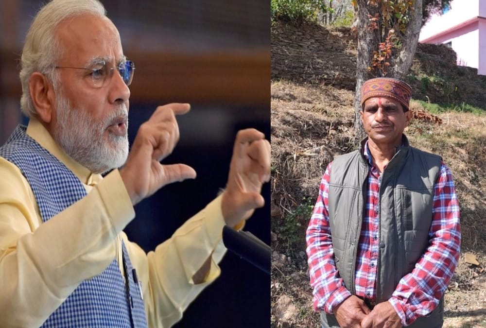 Mann ki baat: PM Narendra Modi praises Uttarakhand Bageshwar Jagdish Kuniyal for Wather Prevention