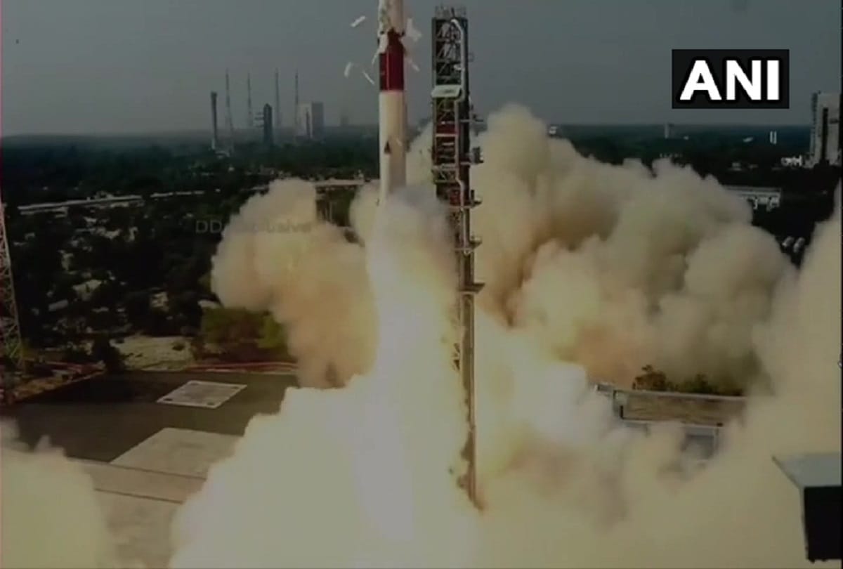 ISRO launches PSLV-C51 carrying Amazonia-1 and 18 other satellites from Satish Dhawan Space Centre Sriharikota space