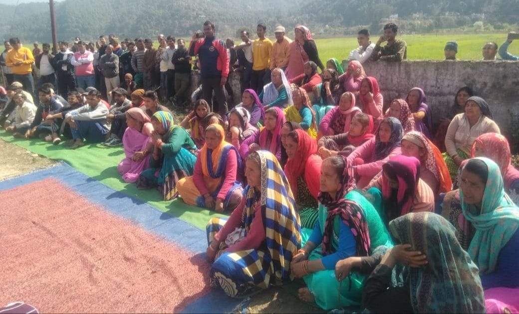 Villagers stood in opposition to the airport