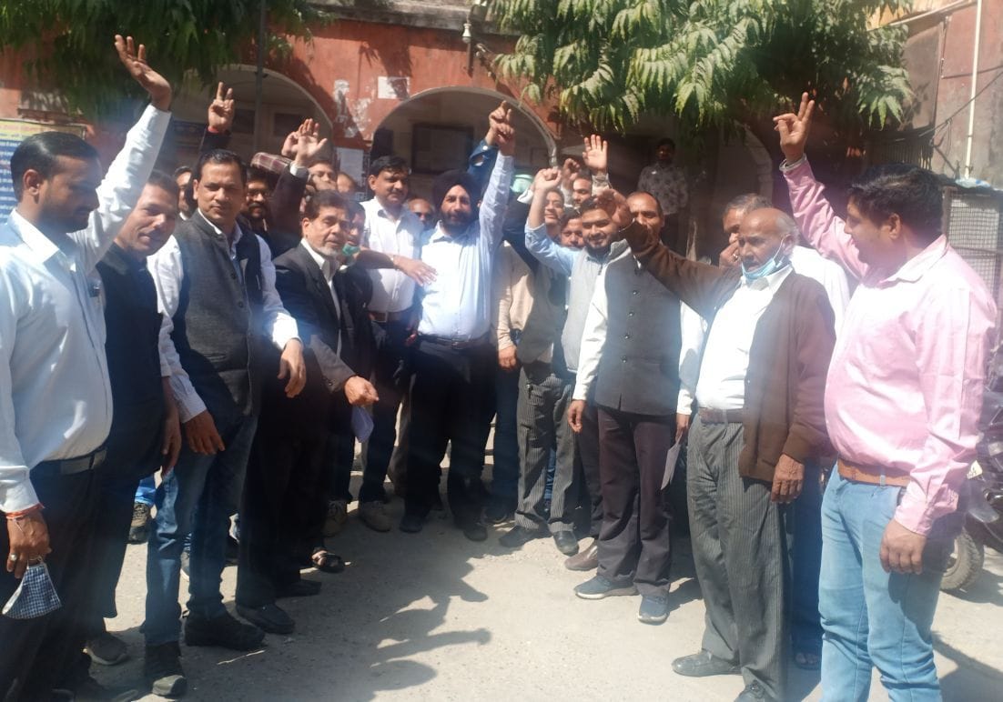Advocates protested
