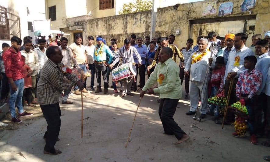 Ravidas flag procession taken out amidst tight security