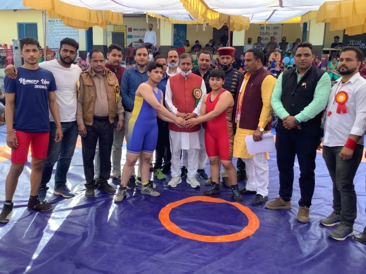 wrestling compition in bilaspur