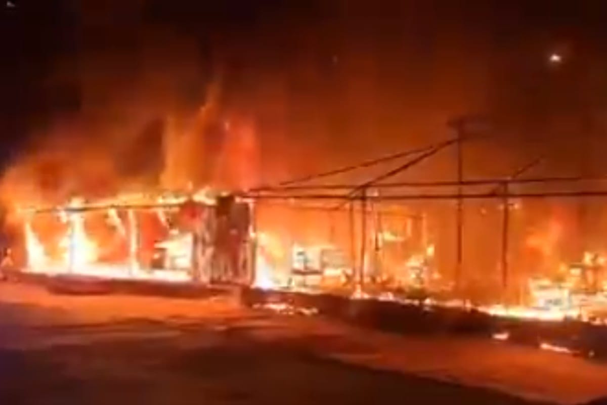 odisha narrow escape for two ips officers as satkosia eco retreat camp cottages caught fire fire personnel doused flames