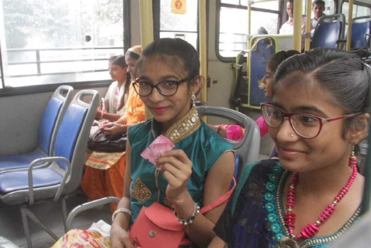 Two thirds of passengers in DTC buses are women enjoying free travel on pink tickets