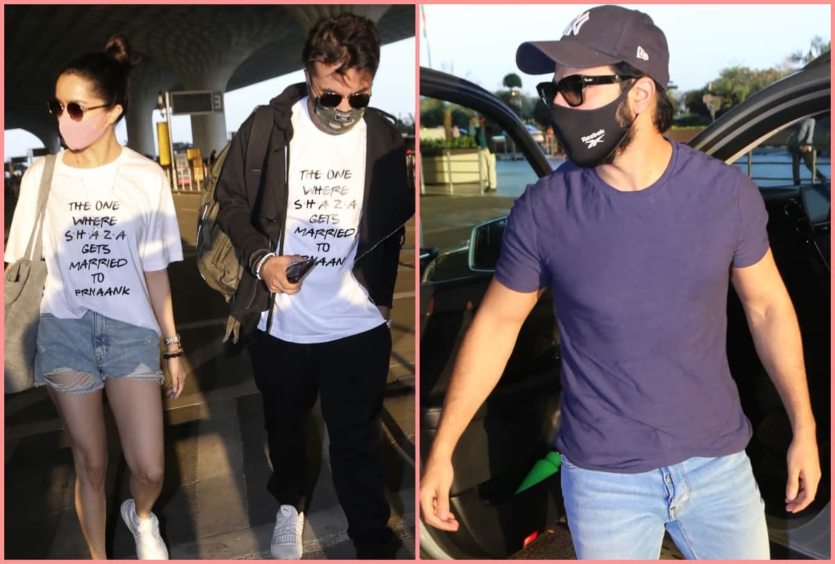 Shraddha Kapoor Varun Dhawan leaves for Maldives to attend their cousin wedding spotted at mumbai airport