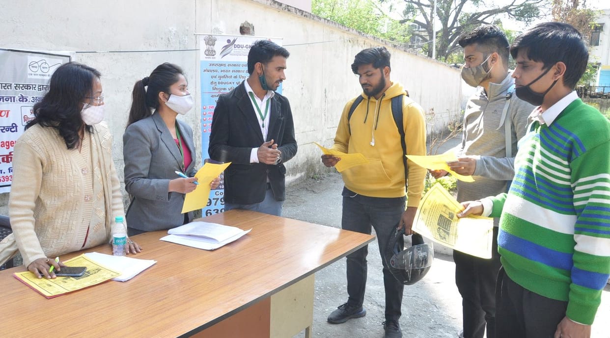 136 candidates got employment in the fair